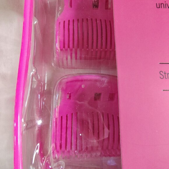 Hair Clips 80s Style Hair Rollers Branded 12 Reusable Butterfly Storage Bag - Picture 7 of 12